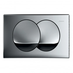 Geberit Delta20 Plaque de déclenchement double touche, Chrome brillant (115.100.21.5)