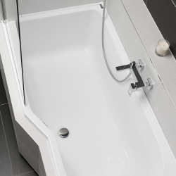 Ricordi Baignoire îlot autoportante, 170x80cm en acrylique, Blanc (ZE1700)