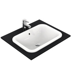 Ideal Standard CONNECT Lavabo à encastrer sans trou, rectangulaire  580 x 175 x 410 mm blanc (E505901)