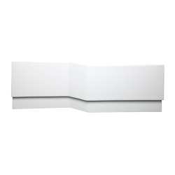 Siko 160x56 cm Beata Plus tablier de baignoire acrylique positionnement droit, blanc (BEP1600P)