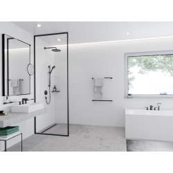 Hansgrohe AddStoris Tablette d'angle, Noir mat (41741670)