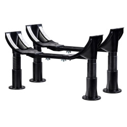 Swiss Aqua Technologies Project Pieds de Bain, en PVC, Noir (SATVPRONOZ)