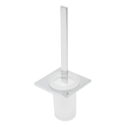 Swiss Aqua Technologies Evolution R Brosse WC en Verre avec support mural en Aluminium (SATDEVOR37)