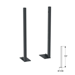 Pack WC Bâti-support + WC Swiss Aqua Technologies Infinitio sans bride, fixations invisibles + Plaque blanche (InfinitioGeb3)