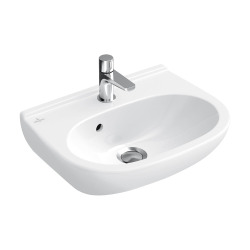Villeroy & Boch O.Novo Lave-mains 45x35 cm, trou pour robinet au centre, blanc (53604501)