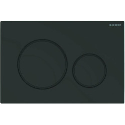 Geberit Plaque de déclenchement WC DUOFIX Sigma 20, Noir Mat (115.882.16.1)
