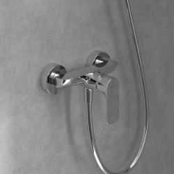 O.Novo Mitigeur monocommande de douche, Chrome (TVS10400100061)