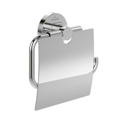 Villeroy & Boch Elements - Tender Porte  papier toilette avec couvercle, 134 x 38 x 132 mm , Chrome (TVA15101300061)