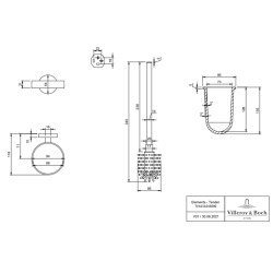 Elements - Tender Ensemble de Brosse WC (TVA15101600061)