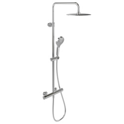 Villeroy & Boch Verve Showers Ensemble de douche à 3 jets, Chrome (TVS10900500061)