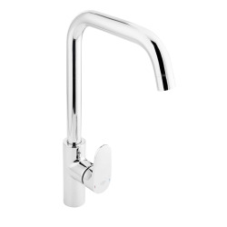 Dark mitigeur de lavabo avec bec pivotant, chrome (SATBSDA280LCR)