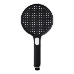 Pomme de douche SAT noir/chrome (SATBSRS33C)