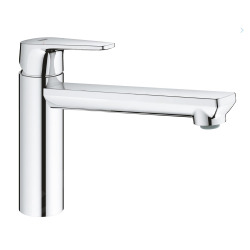 Grohe Quickfix BauEdge mitigeur d'évier avec angle de rotation 140°, chrome (MM30106090300F)