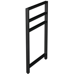 Accessoires pied sous plaque Naturel Dolce 45x68x3 cm noir mat NOHAH45CM