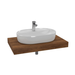 Ensemble de salle de bain Hansgrohe avec lavabo Dolce 80x8x50 cm chêne charleston KSETDO4