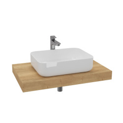Ensemble de salle de bain Hansgrohe avec Dolce 80x8x50 cm chêne halifax KSETDO6