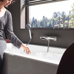 Vivenis Mitigeur bain/douche, bec cascade, chrome (75420000)