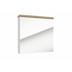 Naturel Armoire avec miroir Stilla 60x60 cm blanc (STILLAE06016)