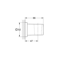 Euphoria Cube Support mural pour douchette (27693000)