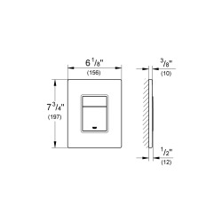 Skate Cosmopolitan Plaque de commande (38732DL0)