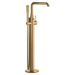  Essence Mitigeur monocommande Bain/Douche 1/2″, montage au sol, Cool Sunrise brossé (23491GN1)