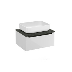 Meuble de salle de bain sous lavabo Naturel Stilla 60x30x45 cm blanc (STILLAD06007DC)