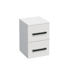 Naturel Meuble de salle de bain Cube Way 32,5x33 cm blanc brillant (CUBE2N32BL)