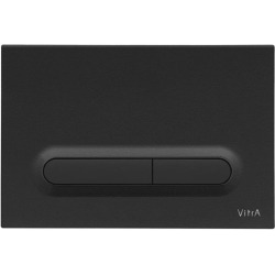 Vitra  Loop T Plaque de déclenchement double touche, noir mat (740-0711)
