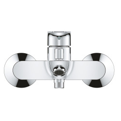 BauEdge Mitigeur Monocommande Bain/Douche, Chrome (23914001)