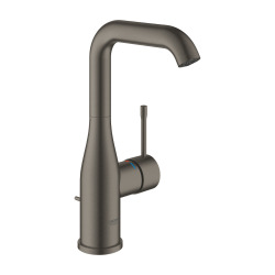 Grohe Essence Mitigeur Monocommande Lavabo Taille L, Hard Graphite Brossé (24174AL1)