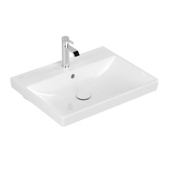 Lavabos Avento, 600 x 470 x 180 mm, Blanc, avec trop-plein (41586001)