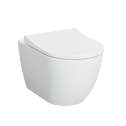 Vitra  WC sans bride S60, fixations invisibles + Abattant softclose, Blanc (7510-003-6288)