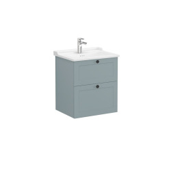 Meuble de salle de bain avec lavabo Vitra Root 60x67x46 cm vert mat (ROOTC60GINTC)