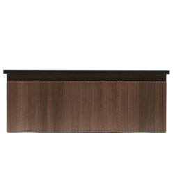 Meuble de salle de bain avec comptoir en granit SAT Evolution 98x30x44,8 cm noyer mat (SATEVO100NAZ)