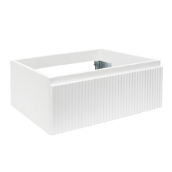 Meuble de salle de bain avec lavabo SAT Evolution 98x30x44,8 cm blanc mat (SATEVO100WMU1)