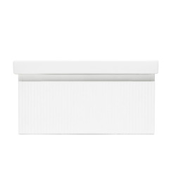 Meuble de salle de bain avec lavabo SAT Evolution 78x30x44,8 cm blanc mat (SATEVO80WMU1)