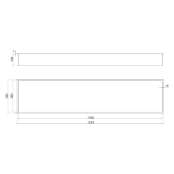 Swiss Aqua Technologies Niche de Douche à encastrer, Rose Gold (SATAURN12128BRG)