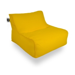 Fauteuil piscine XL flottant 100 x 90 x 70 cm intérieur / extérieur sans polystyrène Jaune (DC10090-8)
