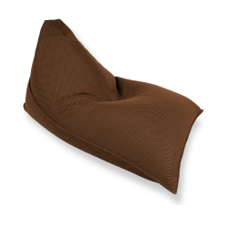 Soo Santaï Lazy Bro fauteuil poire 140x120x90cm interieur & exterieur flottant, dehoussable et resistant aux UV, Brun, sans polystyrène