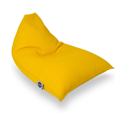 Pouf piscine XL flottant 140x120x90 cm extérieur piscine terrasse jardin SANS billes jaune (LBF140120-8)
