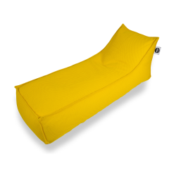 Chaise longue piscine XL Relax flottante 160 × 70 × 35 cm intérieur / extérieur sans polystyrène – Jaune (RSF16070-8)