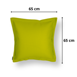 Coussin piscine flottant 65x65 cm vert – billes incluses (à remplir) – intérieur / extérieur (CF6565-2-SET)