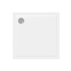 Swiss Aqua Technologies Project by Siko Receveur de douche carré 90x90 cm marbre coulé, blanc (SATSVPRO90Q)