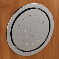 Bamboo Shower Colonne de douche hydromassante murale en bambou avec douche de tête et douchette à main (BAMBOOSHOWER)