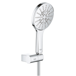 Grohe Rainshower Smartactive 130 Ensemble de douche 3 jets avec support mural, chrome (26580000)