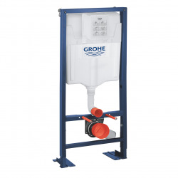  Pack WC bâti-autoportant Rapid SL + WC SAT rimless fixations invisibles + Abattant softclose + Plaque chrome