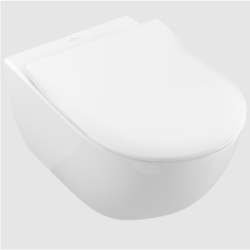 Villeroy & Boch Subway 2.0 combipack WC Suspendu avec abattant SoftClose, blanc alpin (5614R201)