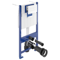 Villeroy & Boch Bâti-support sol-mur avec plaque blanche (92122868)