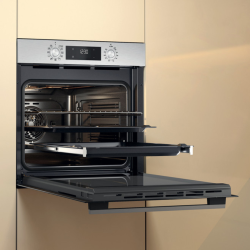 Four encastrable 71 L, classe A+, chaleur tournante pulsée, fonctions levage de pâtes et pizzas, inox (OMK58CU1SX)