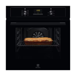 600 SurroundCook®  Four encastrable 65 L, classe A, chaleur tournante pulsée, auto nettoyant AquaClean, noir (EOF3H50BK)